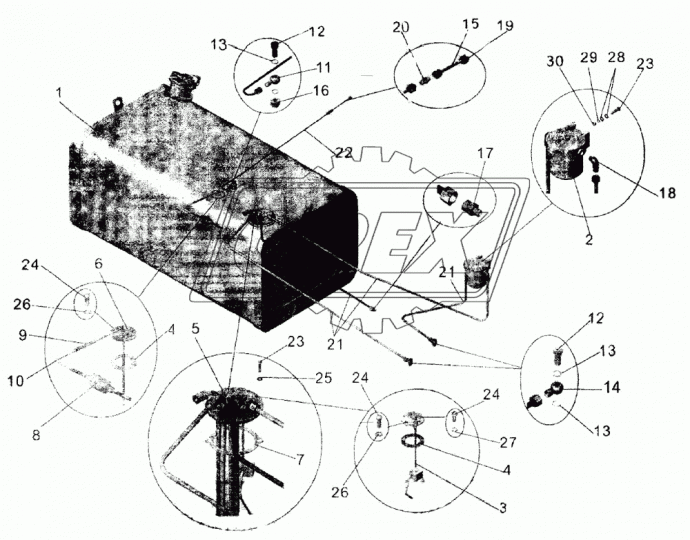 152-1101010-02 Бак топливный МАЗ